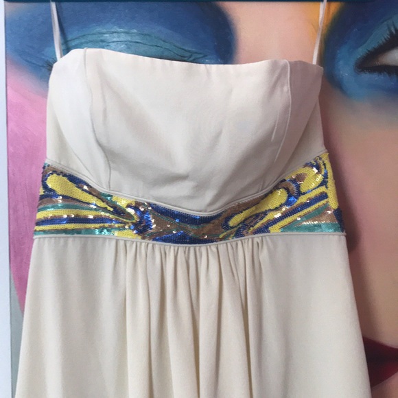 Tibi Strapless Sequined Dress - Picture 2 of 5